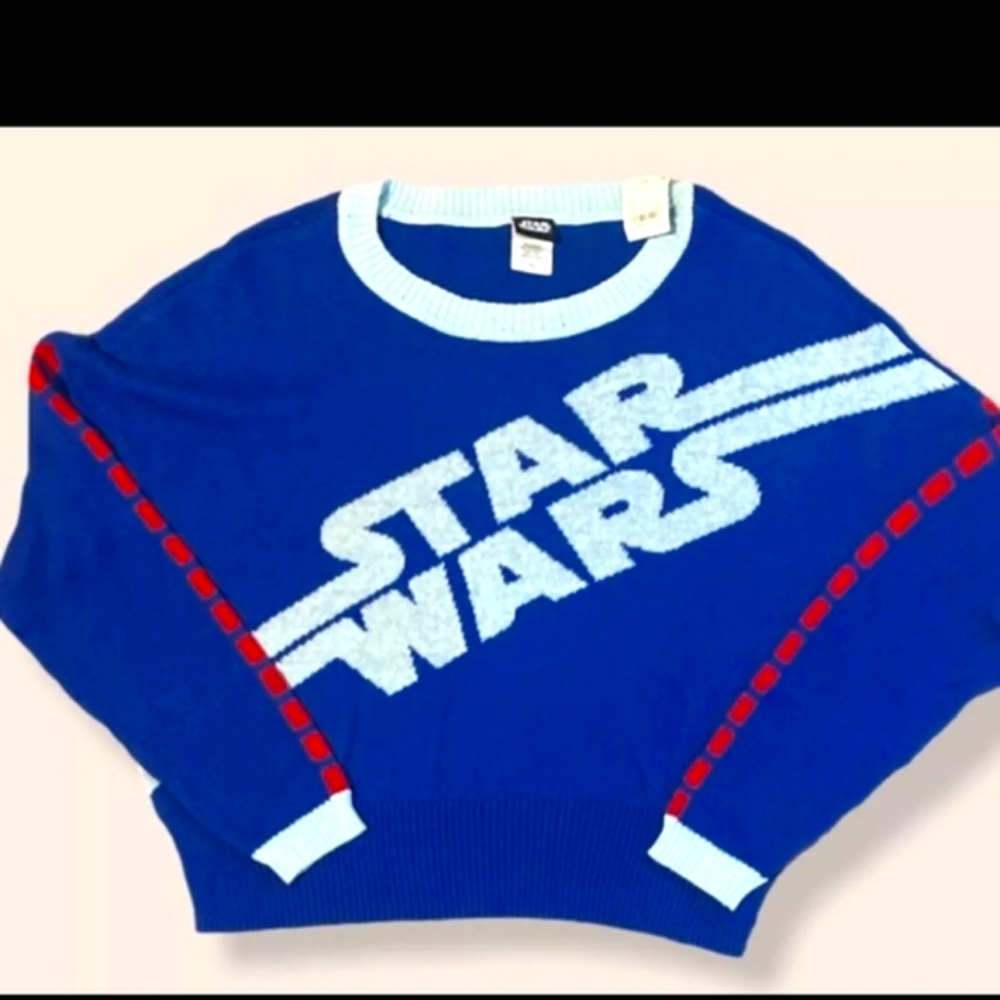 Star Wars NWOT XL Cropped Sweater